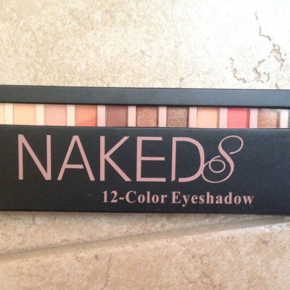 Naked Cosmetics Brown and Gold Eyeshadow Palette Vibrant Shades